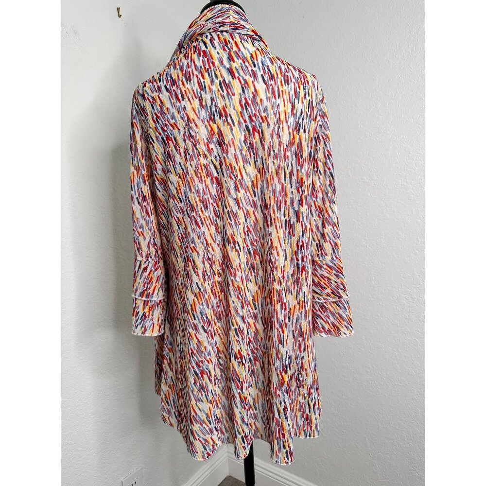 Multiples Women's Multi-Colored Open-Front Cardig… - image 3